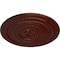 Ekena Millwork Pearl Ceiling Medallion (Fits Canopies up to 1 7/8"), 26 1/4"OD x 1 1/2"P, Brushed Mahogany CM26PEBMF - alternate 2